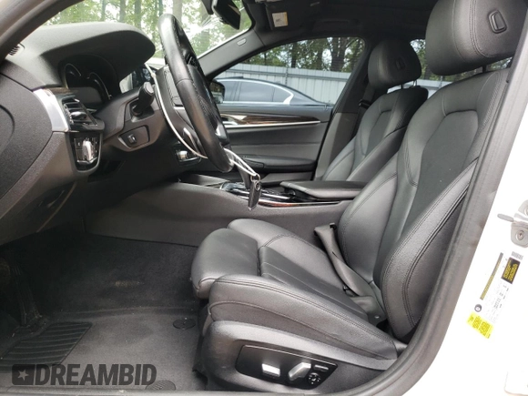 2018 BMW 5 Series 530i with VIN WBAJA5C53JG898430, listed as a Copart auction lot 54243195 with 129,854 mi miles and Salvage title. Bid and sale history available at DreamBid. Image 7.