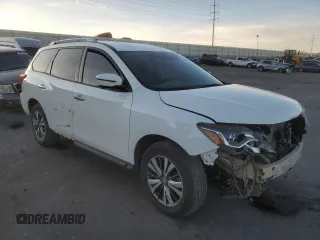 2019 Nissan Pathfinder S with VIN 5N1DR2MM2KC614495, listed as a Copart auction lot 48253175 with 124,832 mi miles and Salvage title. Bid and sale history available at DreamBid. Image 4.