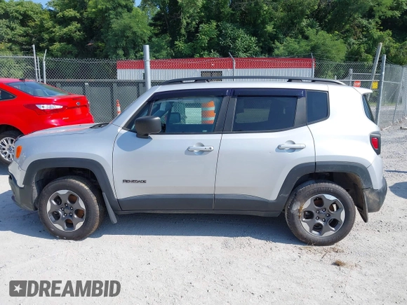 2018 Jeep Renegade Sport with VIN ZACCJBAB2JPH43339, listed as a IAAI auction lot 42571383 with 92,105 mi miles and . Bid and sale history available at DreamBid. Image 14.