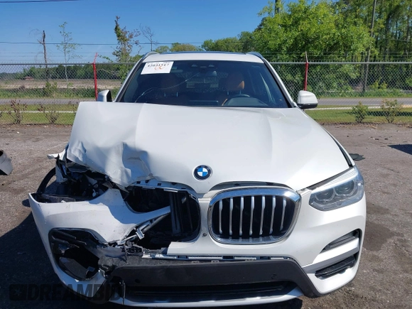 2020 BMW X3 sDrive30i with VIN 5UXTY3C01L9D37085, listed as a IAAI auction lot 42031517 with 54,114 mi miles and . Bid and sale history available at DreamBid. Image 12.