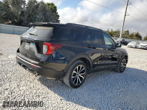2022 Ford Explorer ST-Line with VIN 1FMSK7KH1NGA28334, listed as a Copart auction lot 75318684 with 44,802 mi miles and Salvage Title. Bid and sale history available at carsss.com. Image 3.