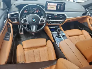 2022 BMW 5 Series 530i with VIN WBA53BH00NWX59634, listed as a Copart auction lot 61598505 with 69,130 mi miles and Salvage title. Bid and sale history available at DreamBid. Image 8.