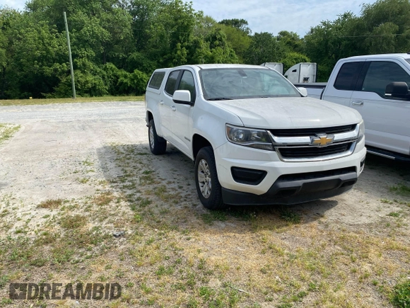 2019 Chevrolet Colorado 2WD LT with VIN 1GCGSCEN1K1171223, listed as a IAAI auction lot 42221784 with Not Provided miles and . Bid and sale history available at DreamBid. Image 1.