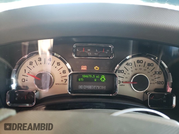 2007 Ford Expedition Max XLT with VIN 1FMFK16517LA80281, listed as a Copart auction lot 79677384 with 184,679 mi miles and Salvage title. Bid and sale history available at DreamBid. Image 9.