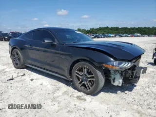 2020 Ford Mustang GT with VIN 1FA6P8CF2L5190921, listed as a Copart auction lot 61936405 with 65,492 mi miles and Salvage title. Bid and sale history available at DreamBid. Image 4.