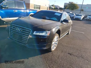 2017 Audi A8 L with VIN WAU44AFD5HN009133, listed as a IAAI auction lot 41352816 with 121,413 mi miles. Bid and sale history available at carsss.com. Image 18.