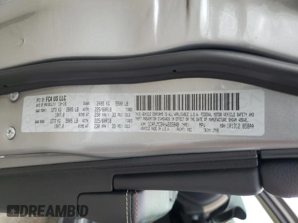 2017 Jeep Cherokee Latitude with VIN 1C4PJMCB4HW555848, listed as a Copart auction lot 53298155 with 71,394 mi miles and Salvage Title. Bid and sale history available at carsss.com. Image 13.