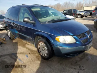 2002 Dodge Caravan with VIN 1B4GP25R42B592214, listed as a Copart auction lot 43773885 with 166,052 mi miles and Salvage title. Bid and sale history available at DreamBid. Image 4.