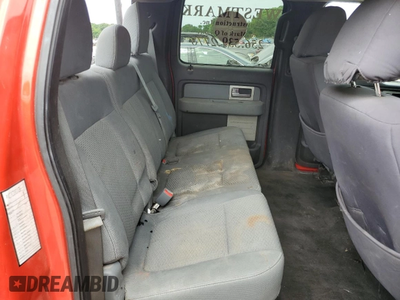 2011 Ford F-150 XL with VIN 1FTEW1CM1BKD13882, listed as a Copart auction lot 58329505 with Not provided miles and Salvage title. Bid and sale history available at DreamBid. Image 10.