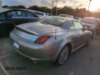 2002 Lexus SC with VIN JTHFN48Y520020257, listed as a Copart auction lot 75769604 with Not Provided miles and Salvage Title. Bid and sale history available at carsss.com. Image 3.