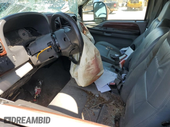 2005 Ford Super Duty F-250 XL with VIN 1FTSW21P85EB09329, listed as a Copart auction lot 52368935 with 0 mi miles and Salvage Title. Bid and sale history available at carsss.com. Image 7.