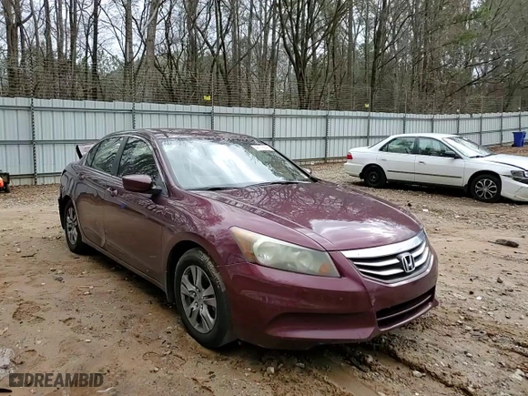 2011 Honda Accord Sdn LX-P with VIN 1HGCP2F43BA046001, listed as a Copart auction lot 47176945 with 186,385 mi miles and Salvage Title. Bid and sale history available at carsss.com. Image 10.