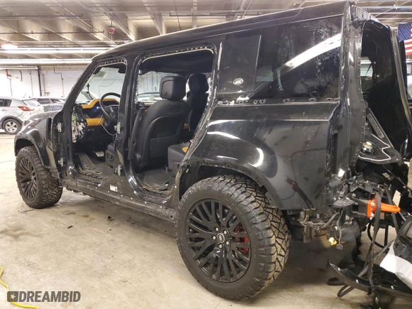 2020 Land Rover Defender X with VIN SALEXEEUXL2033275, listed as a Copart auction lot 88715025 with NaN miles and Salvage Title. Bid and sale history available at carsss.com. Image 2.