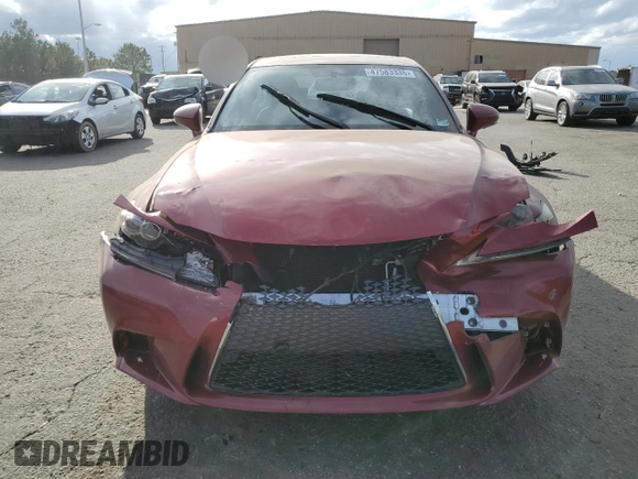 2015 Lexus IS 250 with VIN JTHBF1D28F5074236, listed as a Copart auction lot 47583335 with 155,899 mi miles and Salvage Title. Bid and sale history available at carsss.com. Image 5.