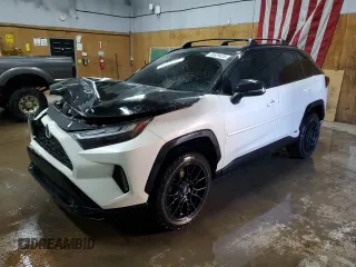 2022 Toyota RAV4 Hybrid XSE with VIN 4T3E6RFV8NU093509, listed as a Copart auction lot 55629435 with 62,477 mi miles and Salvage title. Bid and sale history available at DreamBid. Image 1.