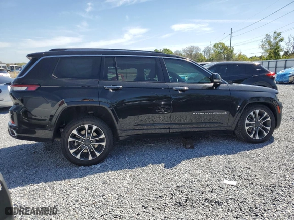 2021 Jeep Grand Cherokee L Overland with VIN 1C4RJKDGXM8166511, listed as a Copart auction lot 49249295 with 60,115 mi miles and Salvage Title. Bid and sale history available at carsss.com. Image 3.