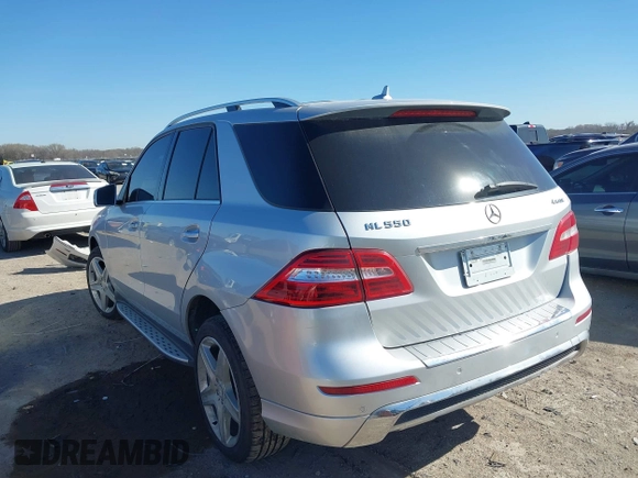2014 Mercedes-Benz M 550 with VIN 4JGDA7DB0EA364998, listed as a IAAI auction lot 41806211 with 152,603 mi miles and . Bid and sale history available at DreamBid. Image 3.