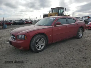 2006 Dodge Charger R/T with VIN 2B3KA53H36H183162, listed as a Copart auction lot 42953185 with 197,125 mi miles and Salvage Title. Bid and sale history available at carsss.com. Image 1.