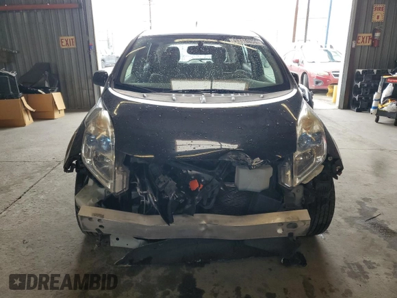 2011 Nissan LEAF SL-e with VIN JN1AZ0CP0BT008767, listed as a Copart auction lot 49310855 with 125,719 mi miles and Salvage Title. Bid and sale history available at carsss.com. Image 5.