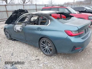 2020 BMW 3 Series 330i with VIN 3MW5R1J0XL8B12327, listed as a IAAI auction lot 41733092 with 1 mi miles. Bid and sale history available at carsss.com. Image 3.