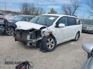 2013 Toyota Sienna LE AAS with VIN 5TDKK3DC4DS346029, listed as a IAAI auction lot 41860913 with 229,218 mi miles. Bid and sale history available at carsss.com. Image 2.
