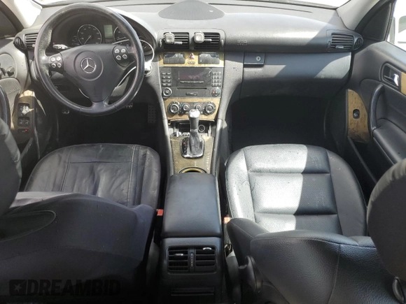 2007 Mercedes-Benz C 230 Sport with VIN WDBRF52H37F916909, listed as a Copart auction lot 52829765 with 152,660 mi miles and Salvage Title. Bid and sale history available at DreamBid. Image 8.