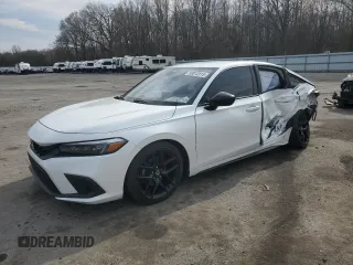 2023 Honda Civic Sport with VIN 19XFL2H87PE014387, listed as a Copart auction lot 50012815 with 62,079 mi miles and Salvage Title. Bid and sale history available at DreamBid. Image 1.