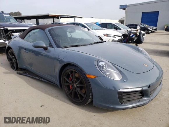 2017 Porsche 911 Carrera S with VIN WP0CB2A95HS154753, listed as a Copart auction lot 42679694 with 87,573 mi miles. Bid and sale history available at carsss.com. Image 4.