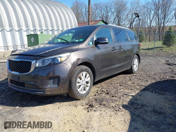2018 Kia Sedona LX with VIN KNDMB5C12J6372631, listed as a IAAI auction lot 41994306 with 75,918 mi miles. Bid and sale history available at carsss.com. Image 19.