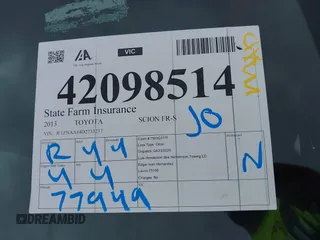 2013 Scion FR-S z VIN JF1ZNAA14D2733237, wystawiony jako IAAI lot #42098514 z przebiegiem 77 949 mil mil oraz . Historia ofert i sprzedaży dostępna na DreamBid. Obrazek 17.