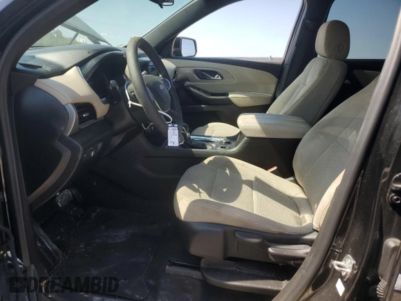 2022 Chevrolet Traverse LS with VIN 1GNERFKW1NJ101766, listed as a Copart auction lot 68106834 with 15,594 mi miles and Salvage Title. Bid and sale history available at carsss.com. Image 7.