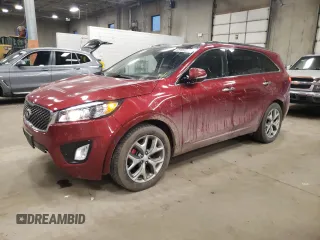 2018 Kia Sorento SX with VIN 5XYPKDA50JG418712, listed as a Copart auction lot 89107215 with 95,488 mi miles and Salvage Title. Bid and sale history available at carsss.com. Image 1.
