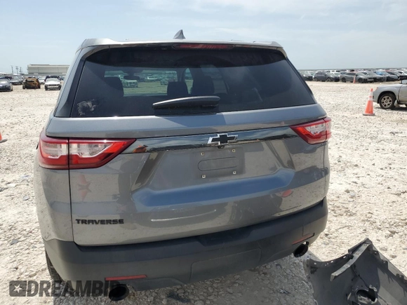 2021 Chevrolet Traverse LS with VIN 1GNERFKW8MJ129336, listed as a Copart auction lot 56672085 with 110,403 mi miles and Salvage title. Bid and sale history available at DreamBid. Image 6.