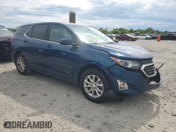 2019 Chevrolet Equinox LT with VIN 2GNAXKEV9K6272063, listed as a Copart auction lot 55803365 with 102,425 mi miles and Salvage title. Bid and sale history available at DreamBid. Image 4.