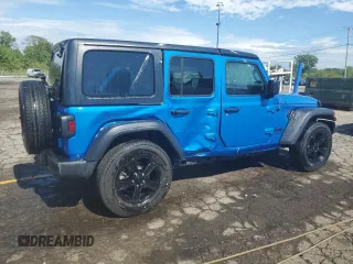 2023 Jeep Wrangler Sport with VIN 1C4HJXDN6PW543133, listed as a Copart auction lot 69230224 with 5,370 mi miles and Clean Title. Bid and sale history available at DreamBid. Image 3.