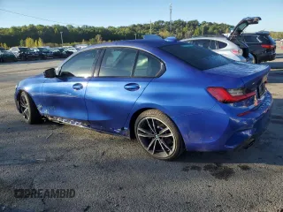 2021 BMW 3 Series 330i xDrive with VIN 3MW5R7J0XM8C14425, listed as a Copart auction lot 72910854 with 9,465 mi miles and Salvage Title. Bid and sale history available at DreamBid. Image 2.