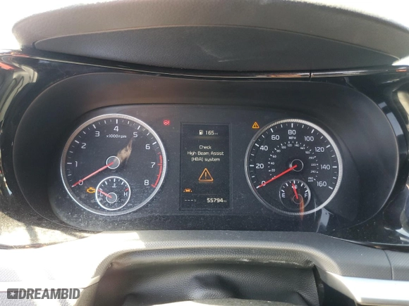 2022 Kia K5 GT-Line with VIN 5XXG64J21NG093945, listed as a Copart auction lot 49448215 with 55,794 mi miles and Non Repairable. Bid and sale history available at carsss.com. Image 9.