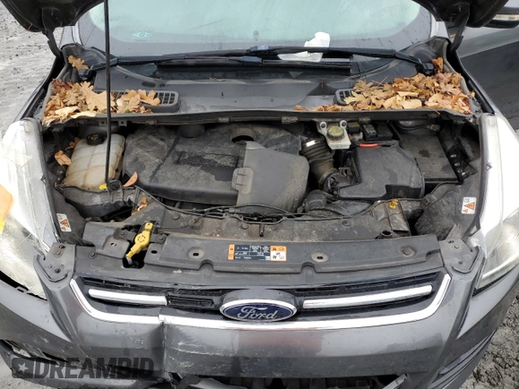 2015 Ford Escape Titanium with VIN 1FMCU9J92FUA62323, listed as a Copart auction lot 85826724 with 108,315 mi miles and Salvage Title. Bid and sale history available at DreamBid. Image 14.