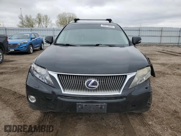 2010 Lexus RX 450h with VIN JTJBC1BA4A2006494, listed as a Copart auction lot 55313545 with Not Provided miles and Clean Title. Bid and sale history available at DreamBid. Image 5.