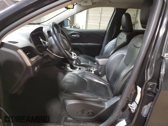 2015 Jeep Cherokee Limited with VIN 1C4PJMDB1FW785164, listed as a Copart auction lot 53127655 with 122,689 mi miles and Salvage Title. Bid and sale history available at carsss.com. Image 7.