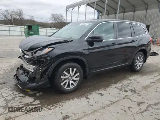 2022 Honda Pilot EX-L with VIN 5FNYF5H50NB010115, listed as a Copart auction lot 50065965 with 68,860 mi miles and Salvage title. Bid and sale history available at DreamBid. Image 1.