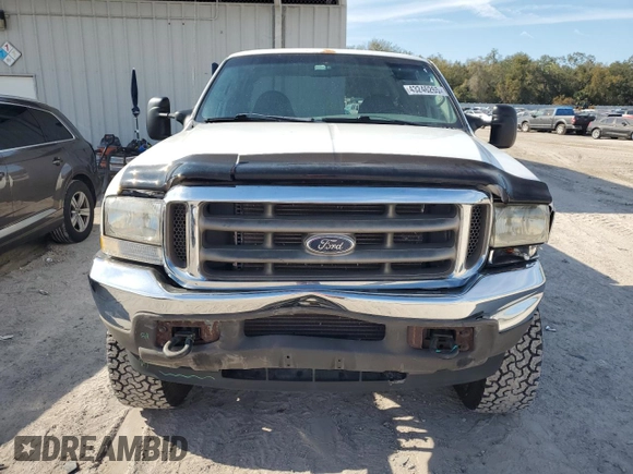 2004 Ford F-250 XL with VIN 1FTNX21L34ED23232, listed as a Copart auction lot 43246265 with 67,980 mi miles and Salvage title. Bid and sale history available at DreamBid. Image 5.