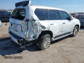 2017 Lexus GX with VIN JTJBM7FX9H5154163, listed as a IAAI auction lot 41657223 with 146,436 mi miles. Bid and sale history available at carsss.com. Image 4.
