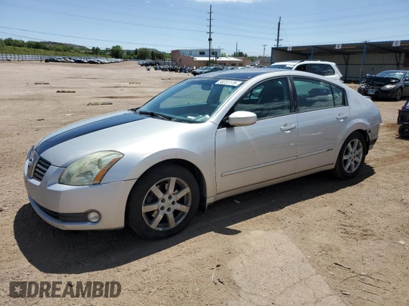2006 Nissan Maxima SE with VIN 1N4BA41E96C835762, listed as a Copart auction lot 58251175 with 169,378 mi miles and Salvage title. Bid and sale history available at DreamBid. Image 1.