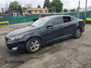 2015 Kia Optima LX with VIN 5XXGM4A78FG431120, listed as a Copart auction lot 62113105 with 208,203 mi miles and Salvage title. Bid and sale history available at DreamBid. Image 1.