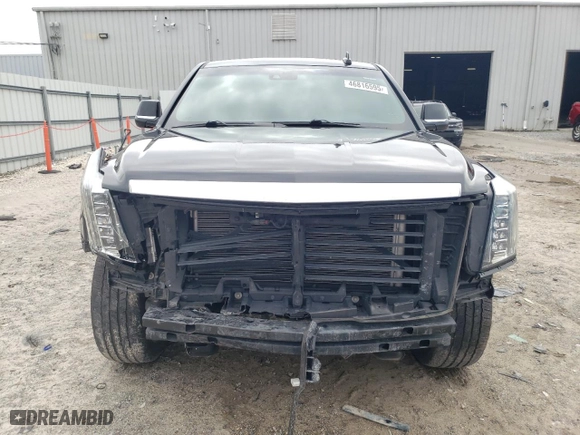 2018 Cadillac Escalade Platinum with VIN 1GYS4DKJ7JR269551, listed as a Copart auction lot 46816595 with 130,772 mi miles and Salvage Title. Bid and sale history available at carsss.com. Image 5.