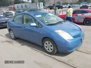2005 Toyota Prius with VIN JTDKB20U957040822, listed as a IAAI auction lot 42129542 with 214,455 mi miles. Bid and sale history available at carsss.com. Image 1.