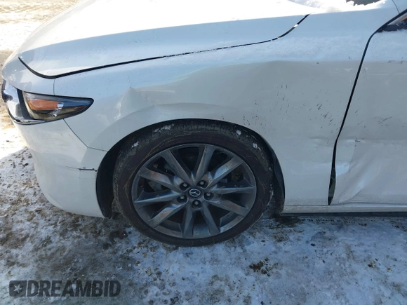 2019 Mazda 3 w/Select with VIN 3MZBPAALXKM106553, listed as a IAAI auction lot 41398725 with 109,906 mi miles. Bid and sale history available at carsss.com. Image 6.