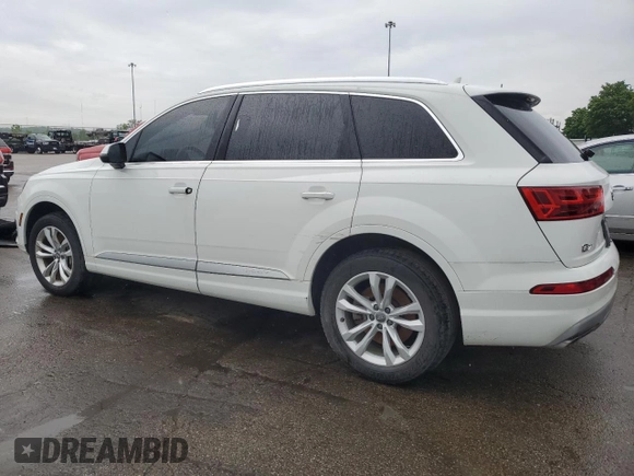 2018 Audi Q7 Premium with VIN WA1AAAF74JD050738, listed as a Copart auction lot 56587355 with 99,051 mi miles and Clean title. Bid and sale history available at DreamBid. Image 2.