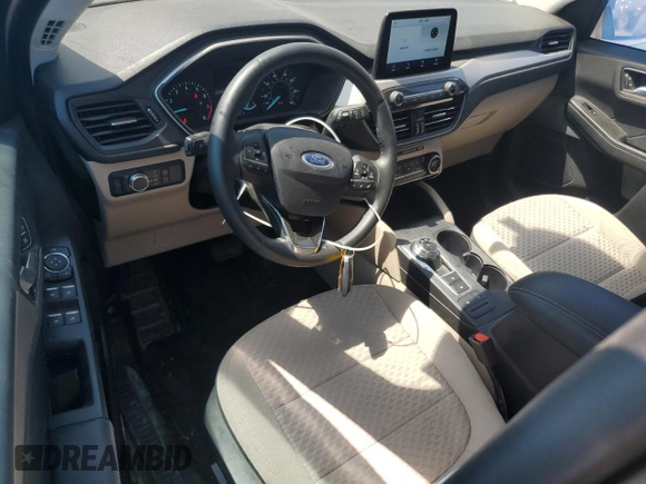2021 Ford Escape SE with VIN 1FMCU0G66MUB34372, listed as a Copart auction lot 56595405 with 42,355 mi miles and Salvage title. Bid and sale history available at DreamBid. Image 8.